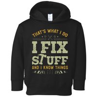 Thats What I Do I Read Books And I Know Things Funny Reading Toddler Hoodie