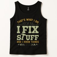 Thats What I Do I Read Books And I Know Things Funny Reading Tank Top