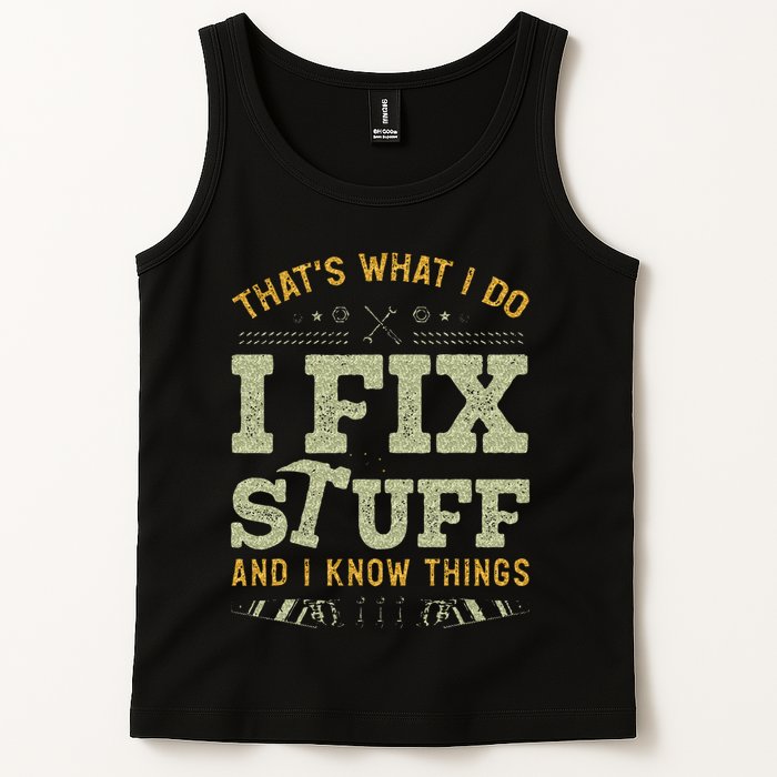 Thats What I Do I Read Books And I Know Things Funny Reading Tank Top