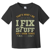 Thats What I Do I Read Books And I Know Things Funny Reading Toddler T-Shirt