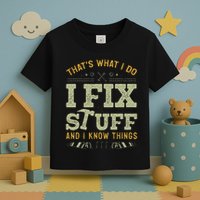 Thats What I Do I Read Books And I Know Things Funny Reading Toddler T-Shirt