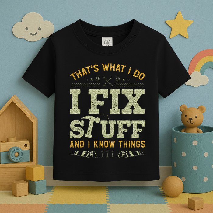 Thats What I Do I Read Books And I Know Things Funny Reading Toddler T-Shirt
