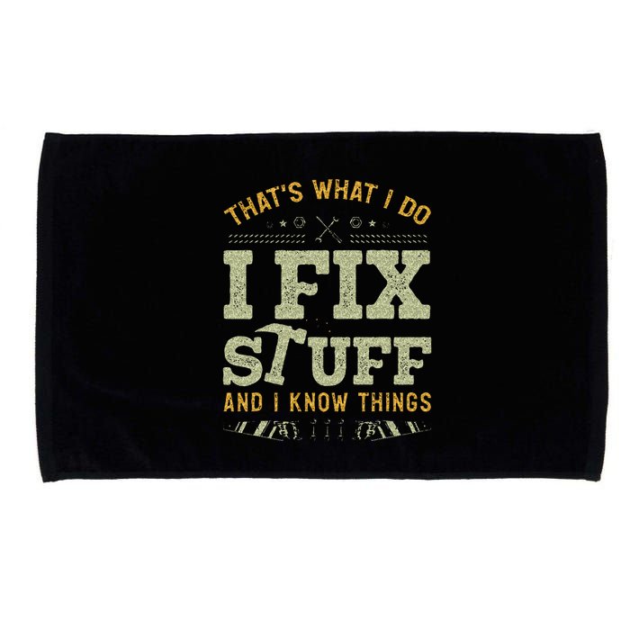 Thats What I Do I Read Books And I Know Things Funny Reading Microfiber Hand Towel