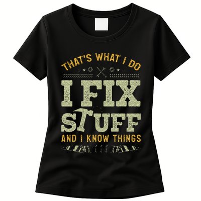 Thats What I Do I Read Books And I Know Things Funny Reading Womens T-Shirt