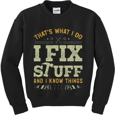 Thats What I Do I Read Books And I Know Things Funny Reading Kids Sweatshirt
