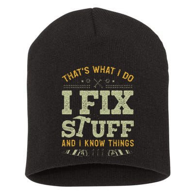 Thats What I Do I Read Books And I Know Things Funny Reading Short Acrylic Beanie