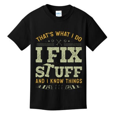 Thats What I Do I Read Books And I Know Things Funny Reading Kids T-Shirt