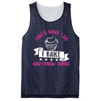 ThatS What I Do I Bake And Know Things Funny Baker Gift Mesh Reversible Basketball Jersey Tank