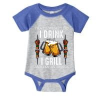 Thats What I Do I I Grill And Know Things Bbq Beer Cool Gift Infant Baby Jersey Bodysuit