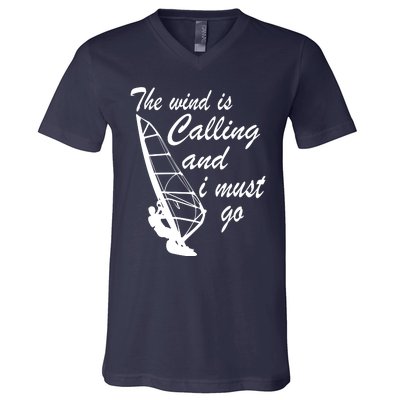 The Wind Is Calling And I Must Go V-Neck T-Shirt