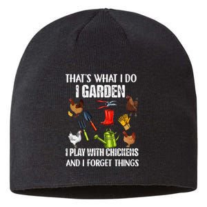 Thats What I Do I Garden I Play With Chickens Forget Things Sustainable Beanie