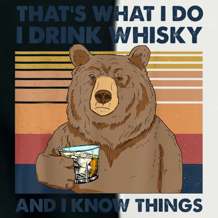 That's What I Do I Drink Whiskey And I Know Things Bear Tee Infant Baby Jersey Bodysuit