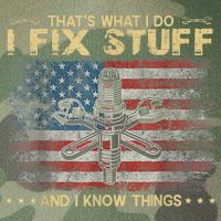 That's What I Do I Fix Stuff And I Know Things Funny Saying Legacy Tie Dye Trucker Hat