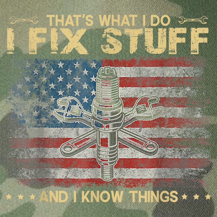 That's What I Do I Fix Stuff And I Know Things Funny Saying Legacy Tie Dye Trucker Hat