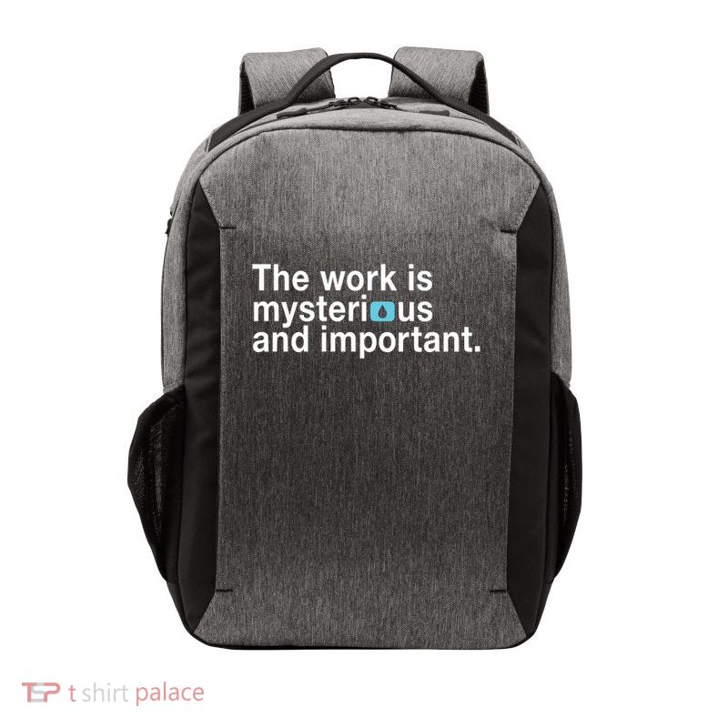 The Work Is Mysterious And Important Vector Backpack