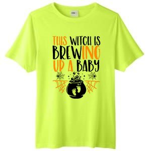 This Witch Is Brewing Up A Halloween Pregnant Costume Gift Tall Fusion ChromaSoft Performance T-Shirt