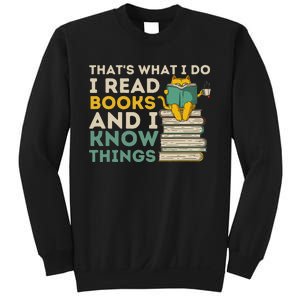 ThatS What I Do Reading Cat Funny Book & Cat Lover Sweatshirt