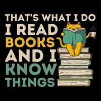 ThatS What I Do Reading Cat Funny Book & Cat Lover Flat Bill Trucker Hat
