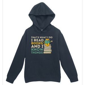 ThatS What I Do Reading Cat Funny Book & Cat Lover Urban Pullover Hoodie