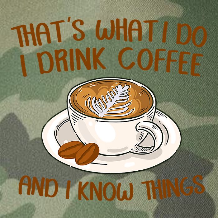 That's What I Do I Drink Coffee And I Know Things Legacy Tie Dye Trucker Hat
