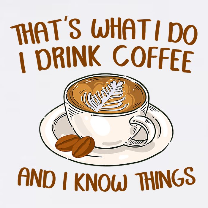 That's What I Do I Drink Coffee And I Know Things Wool Snapback Cap
