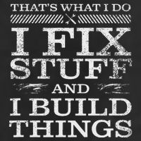 ThatS What I Do I Fix Stuff And I Build Things Weathered Knit Cap Winter Beanie