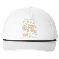 Thats What I Do I Ride Tractors Farmer Cowboy Snapback Five-Panel Rope Hat