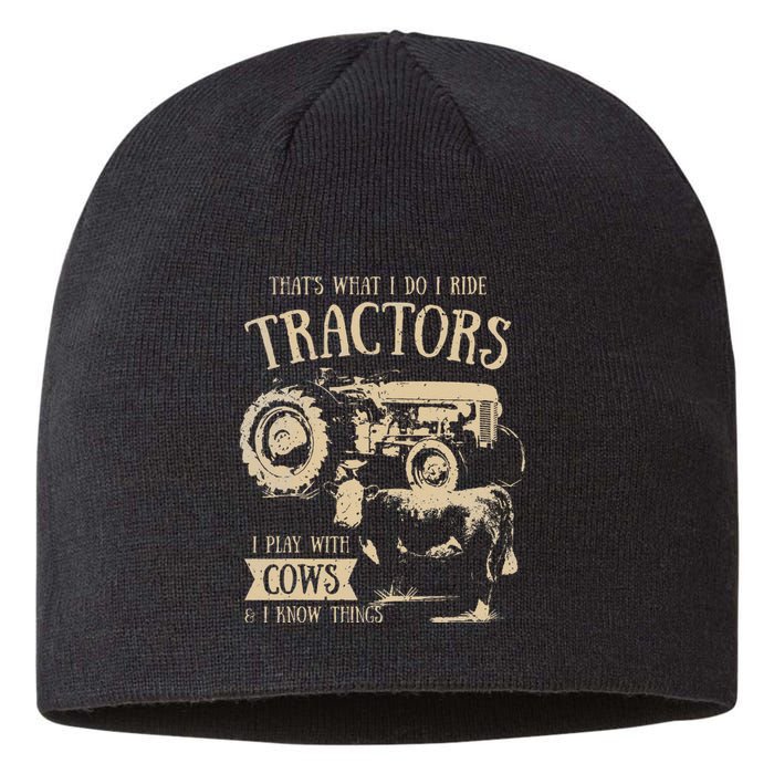 Thats What I Do I Ride Tractors Farmer Cowboy Sustainable Beanie