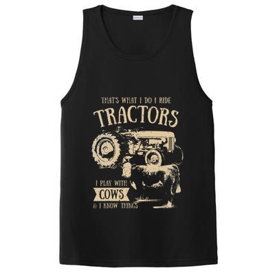 Thats What I Do I Ride Tractors Farmer Cowboy PosiCharge Competitor Tank