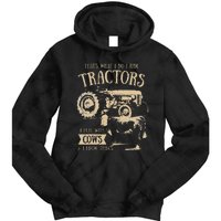 Thats What I Do I Ride Tractors Farmer Cowboy Tie Dye Hoodie