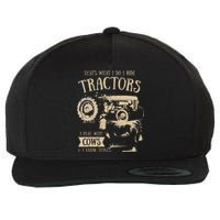 Thats What I Do I Ride Tractors Farmer Cowboy Wool Snapback Cap