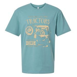 Thats What I Do I Ride Tractors Farmer Cowboy Sueded Cloud Jersey T-Shirt