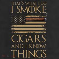 ThatS What I Do I Smoke Cigars And I Know Things 25L Jumbo Tote