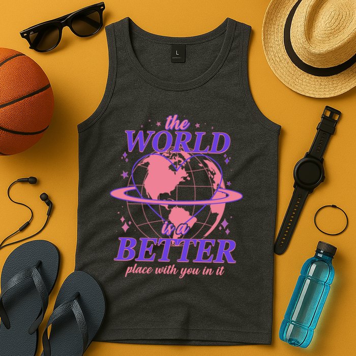 The World Is A Better Place With You In It Tank Top