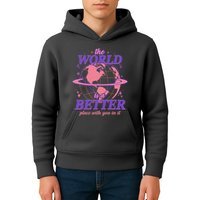 The World Is A Better Place With You In It Kids Hoodie