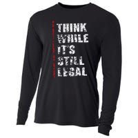 Think While It’s Still Legal Vintage Cooling Performance Long Sleeve Crew