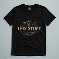 ThatS What I Do I Fix Stuff And I Know Things T-Shirt