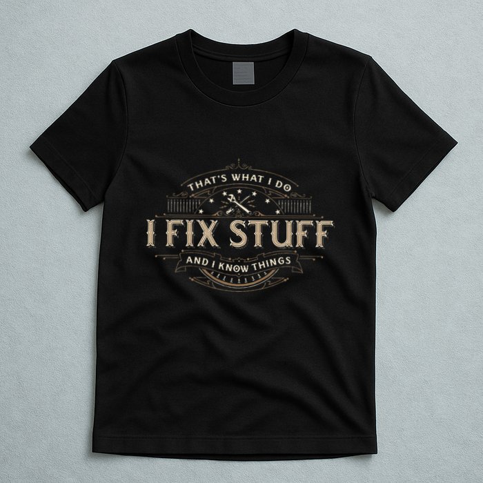 ThatS What I Do I Fix Stuff And I Know Things T-Shirt