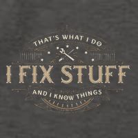 ThatS What I Do I Fix Stuff And I Know Things Vector Backpack