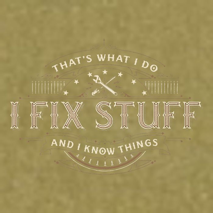 ThatS What I Do I Fix Stuff And I Know Things Garment-Dyed Women's Muscle Tee