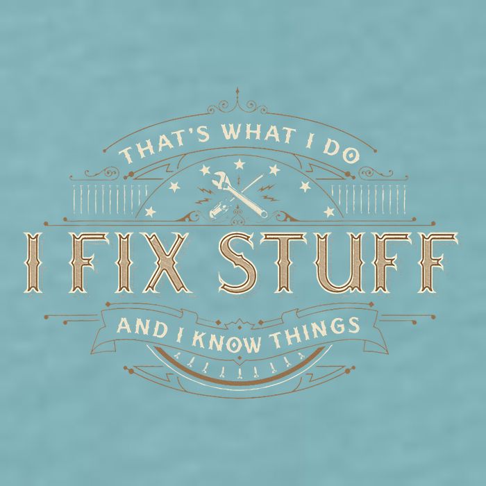 ThatS What I Do I Fix Stuff And I Know Things Sueded Cloud Jersey T-Shirt