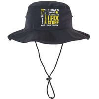 That's What I Do I Fix Stuff And I Know Things Funny Saying Bucket Hat