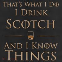 That’s What I Do I Drink Scotch And I Know Things Adult Drive Performance Visor