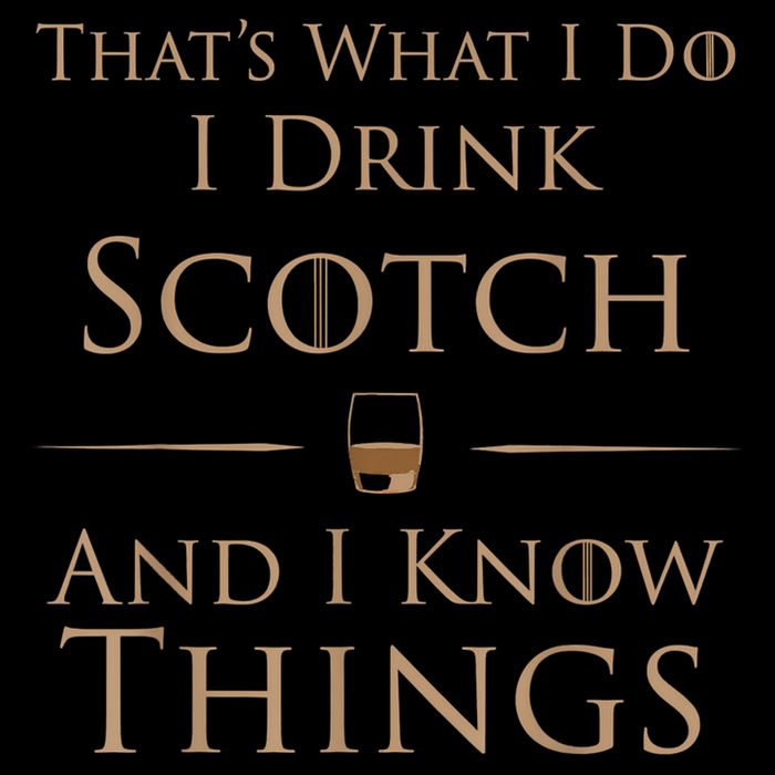 That’s What I Do I Drink Scotch And I Know Things Youth Performance Sprint T-Shirt