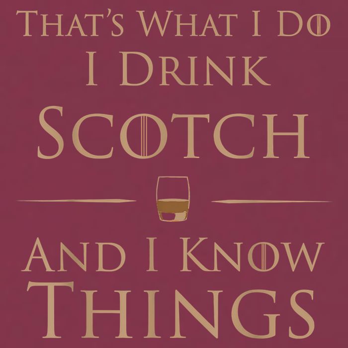 That’s What I Do I Drink Scotch And I Know Things 16oz Travel Tumbler