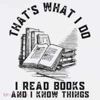 That's What I Do I Read Books And I Know Things Book Lover Adult Drive Performance Visor