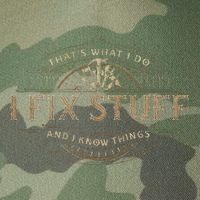 ThatS What I Do I Fix Stuff And I Know Things Legacy Tie Dye Trucker Hat