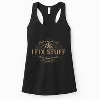 ThatS What I Do I Fix Stuff And I Know Things Womens Tank Top