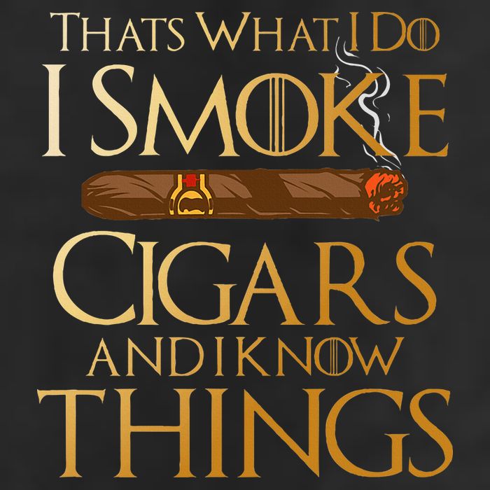 ThatS What I Do I Smoke Cigars And I Know Things Smoker Adult Drive Performance Visor