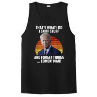 Thats What I Do Sniff Stuff Anti Joe Biden Funny Political PosiCharge Competitor Tank